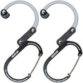 GEAR AID HEROCLIP 360° Swivel Carabiner Gear Clip and Hook (Medium) for Camping, Backpack, Suitcases and Garage Organization