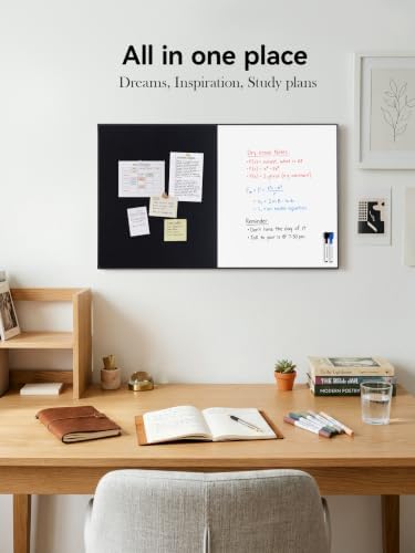 ARCOBIS Cork Board White Board Combo