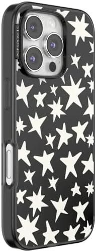 PopSockets iPhone 16 Pro Phone Case with MagSafe- Starstruck | Magnetic, Wireless Charging, Camera & Drop Protection, Electronic Accessories, For iPad/Kindle/iPhone/Android