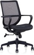Office Chair Mesh Computer Chair with Lumbar Support Arm Modern Swivel Office Chair (Colour: B) (Colour: B) (A)