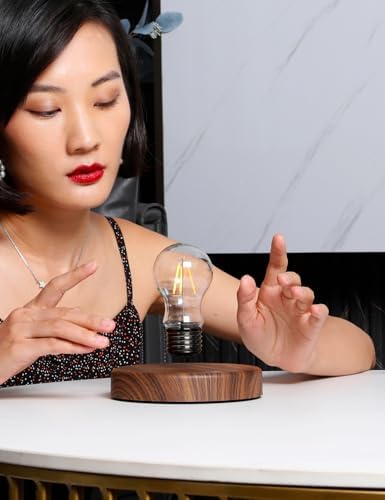 MOOCCI Levitating Bulb Lamp, Magnetic Floating Night Light for Desk Decor