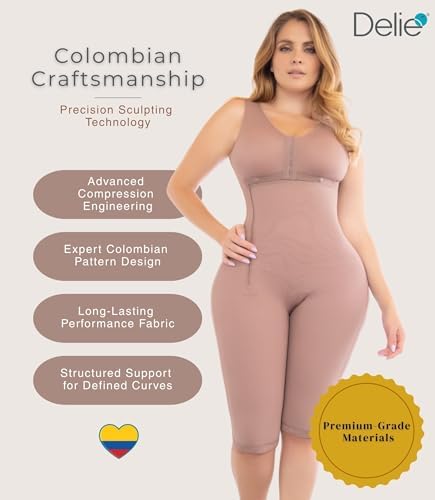 FAJAS DISENOS D'PRADA DELIÉ Shapewear Tummy Control High Compression Faja Colombiana Girdle for Women Abdomen Control