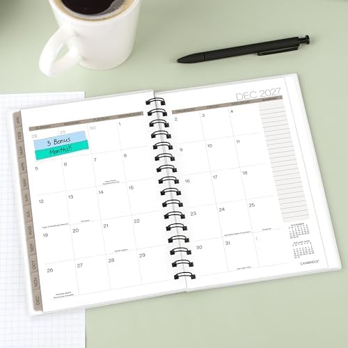 Mead Cambridge 2027 Planner, Weekly & Monthly, 5.5" x 8.5", Massimo (1853-200-27)
