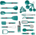 Pyrex 22-Piece Kitchen Cooking Utensils Set, Nonstick Cooking Gadgets