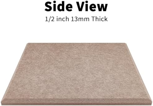1/2'' Ultra Thick Felt Bulletin Pin Board Corkboard for Office Wall