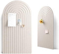 Large Arched Felt Bulletin Board 47.2''×25.5'', Oatmeal