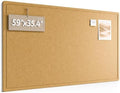 Fluxynara 59" x 35.4" Large Bulletin Board, Mustard Yellow