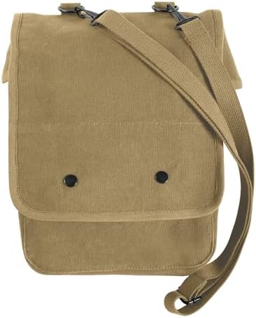 Rothco Canvas Map Case Shoulder Bag with Organizer Pocket