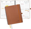 POPRUN 2027 Planner, 8.5'' x 10.5'', Weekly and Monthly Daily Calendar Book