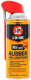 3-IN-ONE RVcare Rubber Seal Conditioner with SMART STRAW SPRAYS 2 WAYS, 11 OZ [6-Pack]