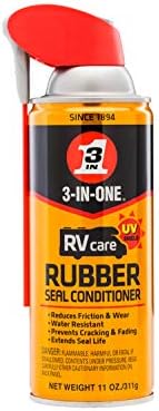 3-IN-ONE RVcare Rubber Seal Conditioner with SMART STRAW SPRAYS 2 WAYS, 11 OZ [6-Pack]