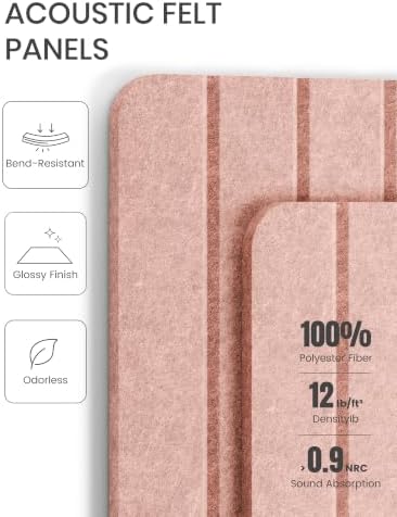Large Arched Felt Bulletin Board 47.2''×25.5'', Pink