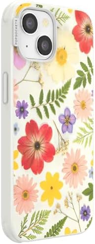 PopSockets iPhone 13 Phone Case with MagSafe- Wild Blooms | Magnetic, Wireless Charging, Camera & Drop Protection, Western, Boho, Aesthetic, Flower, Floral
