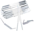 QYH Self-Adhesive Prong Paper Fasteners 2 inch Capacity,120 Fasteners/Box