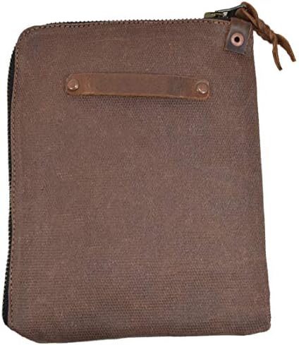 Hide & Drink, Scribbler Case for Notebook Handmade from Waxed Canvas (Honey Bourbon)