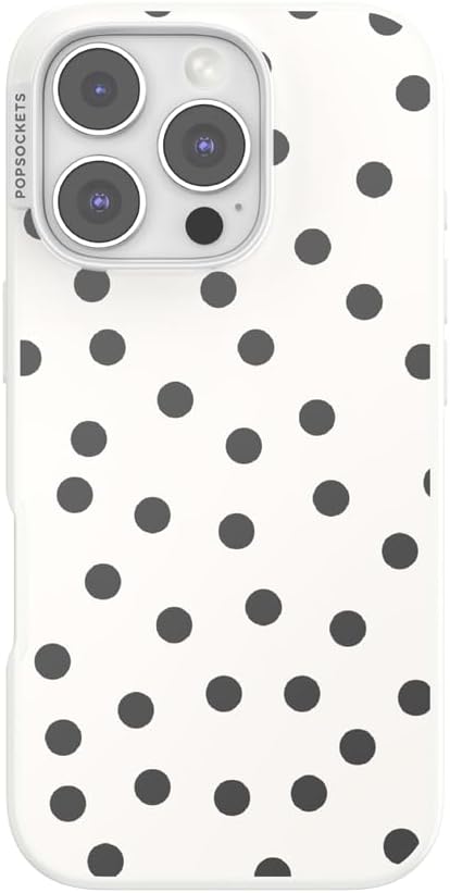 PopSockets iPhone 16 Pro Phone Case with MagSafe- Spotlight Dots | Magnetic, Wireless Charging, Camera & Drop Protection, Phone, Women, Electronic Accessories, For iPad/Kindle/iPhone/Android
