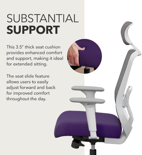 HON Altern Ergonomic Office Chair, Office Desk Computer Chair, Iris