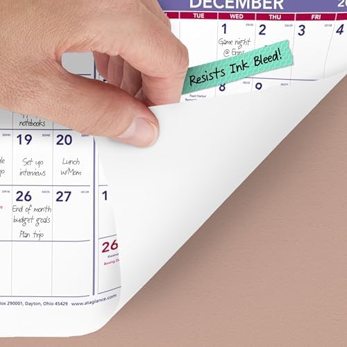 AT-A-GLANCE 2027 Wall Calendar, Monthly, 24" x 36", Full Year View (PM122827), White