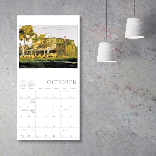 The Art of Jamie Wyeth 2027 Wall Calendar, 16-Month Fine Art & American Realism Painting Calendar, 12" x 12"