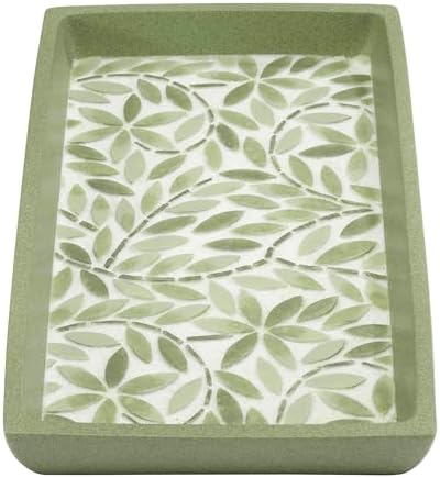 Avanti Linens Accessories Bathroom Essentials, Vanity Tray, Green