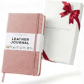 BEECHMORE BOOKS A5 5x8 Lined Leather Journal For Men, 120 GSM with Gift Box
