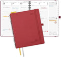 POPRUN 2027 Planner, 8.5'' x 10.5'', Weekly and Monthly Daily Calendar Book
