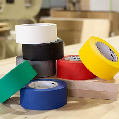 3M Vinyl Duct Tape 3903, White Color, 2 in x 50 yd, 7.3 mil, 1 Roll, Individually Wrapped Conveniently Packaged