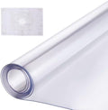 VEVOR Plastic Table Cover, 42 x 96 Inch 1.5 mm Thick Clear Rectangle PVC Desk Mat Protector, Waterproof & Easy Cleaning Desk Pad Tablecloth, for Office Dresser, Dining Room, Night Stand