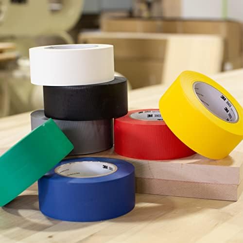 3M Vinyl Duct Tape 3903, Black, 2 in x 50 yd, 6.5 mil, 1 Roll