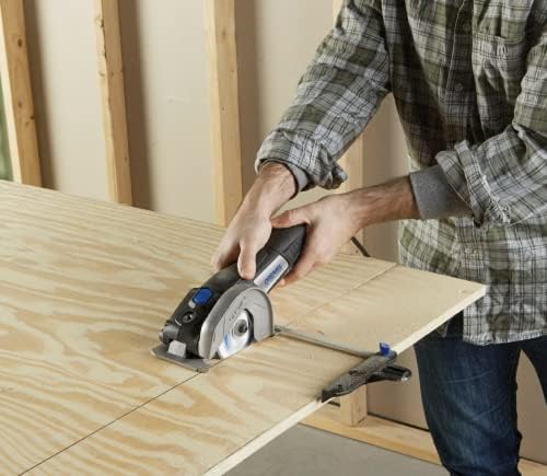 Dremel US40 Ultra-Saw Corded Mini Circular Saw Tool Kit with 3 Cutting Wheels and Auxiliary Handle