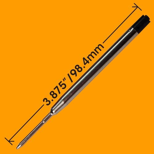 Replacement for Parker 1950369 - G2 Ballpoint Pen Refill - 48 Black