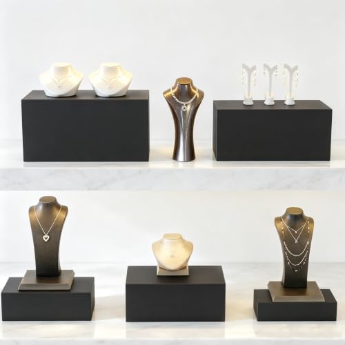 Display Stand, Display Risers - 5 Pcs Metal Rectangle Cake Stand for Buffet