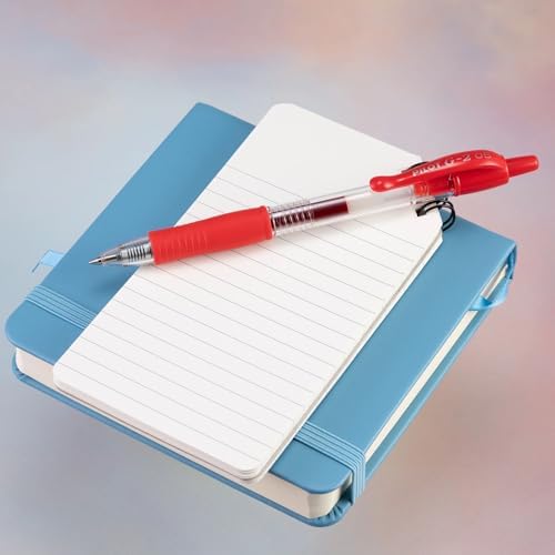 PILOT G2 Premium Retractable Rolling Ball Red Gel Pens, 0.5mm, 12-Pack