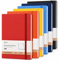SUIN 6 Pack A5 Hardcover Lined Journal Notebooks, 6 Colors, 200 Pages Each