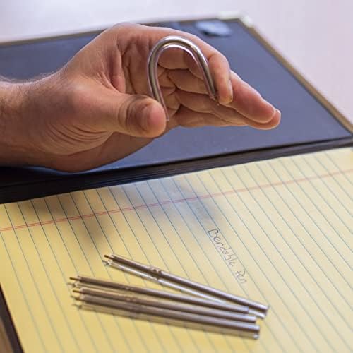 100pk Non-Lethal Flexible Ballpoint Pen Writing Tool, Blue Ink