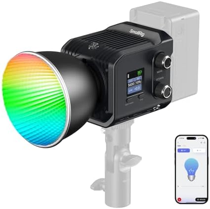 SmallRig RC 100C RGBWW COB Video Light, Portable 100W Continuous Lighting
