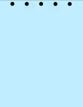 Limited Papers(TM) Writing and Copy Paper, 75 GSM, Variation of Colors 8.5" x 11", 5 Hole Top-Punched, 20 Pound Text, 500 Sheets Per Ream. (5000, Blue)