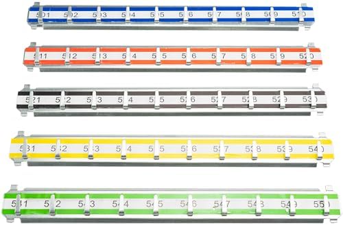 Barska Labeled Key Shelves with 501-600 Numbered Hooks for Key Cabinets