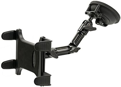 ARKON Mounts Heavy Duty Multi-Angle Tablet Suction Mount with 8 inch Arm for iPad Air iPad Pro iPad