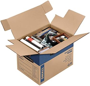 Bankers Box 10-Pack Small Prime HD Moving Boxes with Reinforced Handles