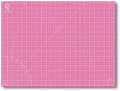 KC GLOBAL A2 (24"x18") Self-Healing Cutting Mat (Pink) - Sturdy, Reversible, Eco-Friendly, Non-Slip. Premium Desk Mat for Crafters, Quilters, and Hobbyist
