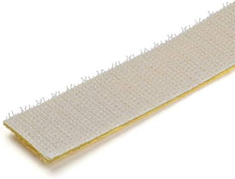 StarTech.com 50ft Hook and Loop Roll - Cut-to-Size Reusable Cable Ties - Bulk Industrial Wire Fastener Tape/Adjustable Fabric Wraps Yellow/Resuable Self Gripping Cable Management Straps (HKLP50YW)
