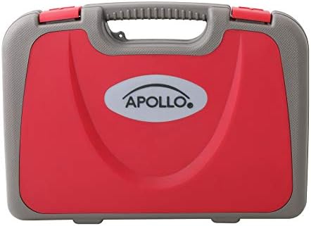 Apollo Tools 135 Piece Household Tool Set, Red DT0773
