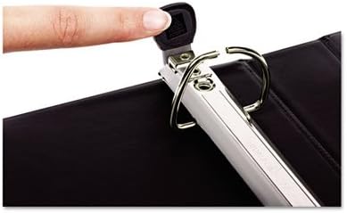 Framed View Binder with One Touch EZD Rings, 1'' Capacity, Black, Total 12 EA, Sold as 1 Carton
