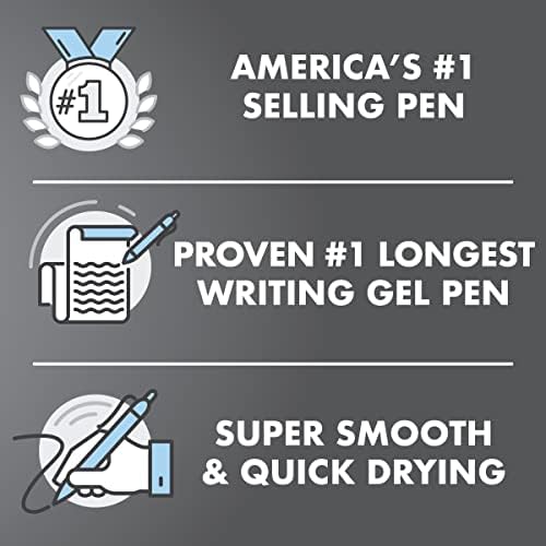 PILOT G2 Premium Gel Roller Pens, Extra Fine Point 0.5 mm, Gel Pens Black Ink, Ideal for School, Journaling & Office Writing, 12 Count (Pack of 2)