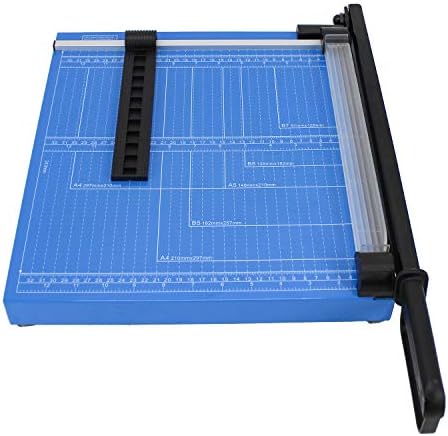 HFS(R) 12” A4 Paper Cutter Multi-Purpose Trimmer for Copper Sheet, Leather, Plastic Sheet, Iron Sheet, Non-Woven Fabric 12 Sheets 80-gram Paper Vinyl Cutter