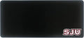 Saint Joseph's University Classic Cloth Desk Mat, Durable Office Supplies, Non-Slip Base, Responsive Desk Pad with Smooth Cloth Surface, Black