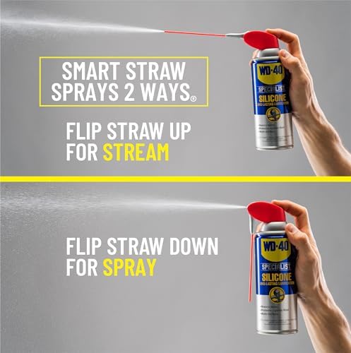 WD-40 Specialist Silicone Lubricant, New Bigger Can, 13.3 OZ [6-Pack]