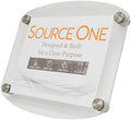 Source One Deluxe Clear Acrylic Standoff Sign Holders 1 Sign, 2 Sign & 3 Signs Available (1 Sign, 1 Pack)