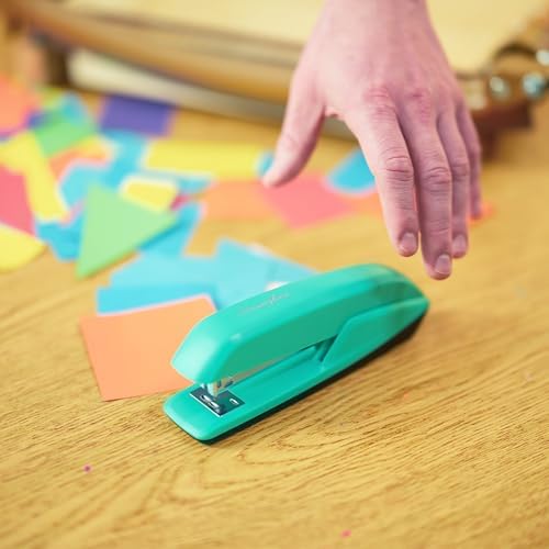 Swingline Stapler, 20 Sheet Capacity, 545 Desktop Stapler, Spring Green (S7054514), Regular (Pack of 12)